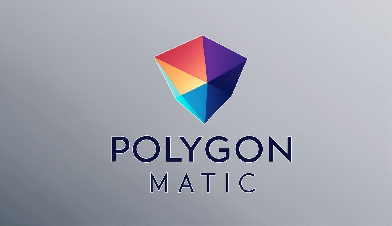 A geometric shape with multiple sides and angles, representing the Polygon (MATIC) cryptocurrency logo